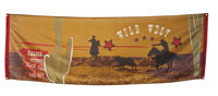 banner wild west 220x74cm