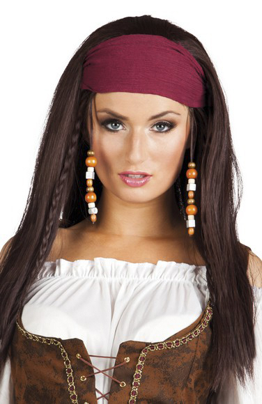 parrucca con bandana piratessa