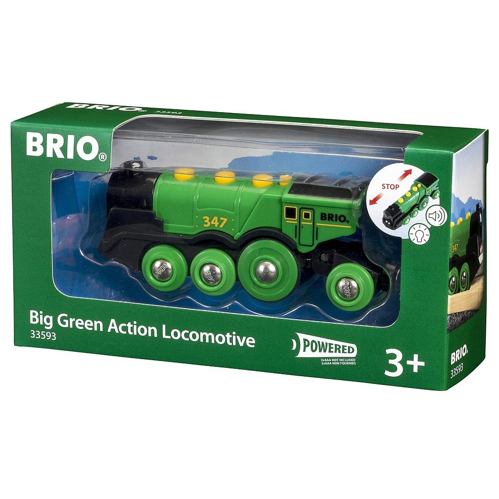 locomotore verde a batteria