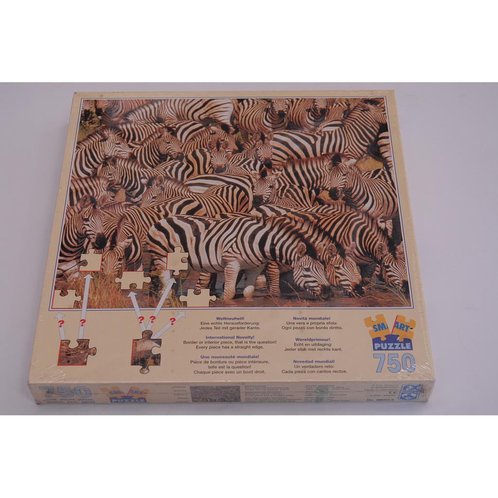 puzzle 750pz pezzi con lato piatto