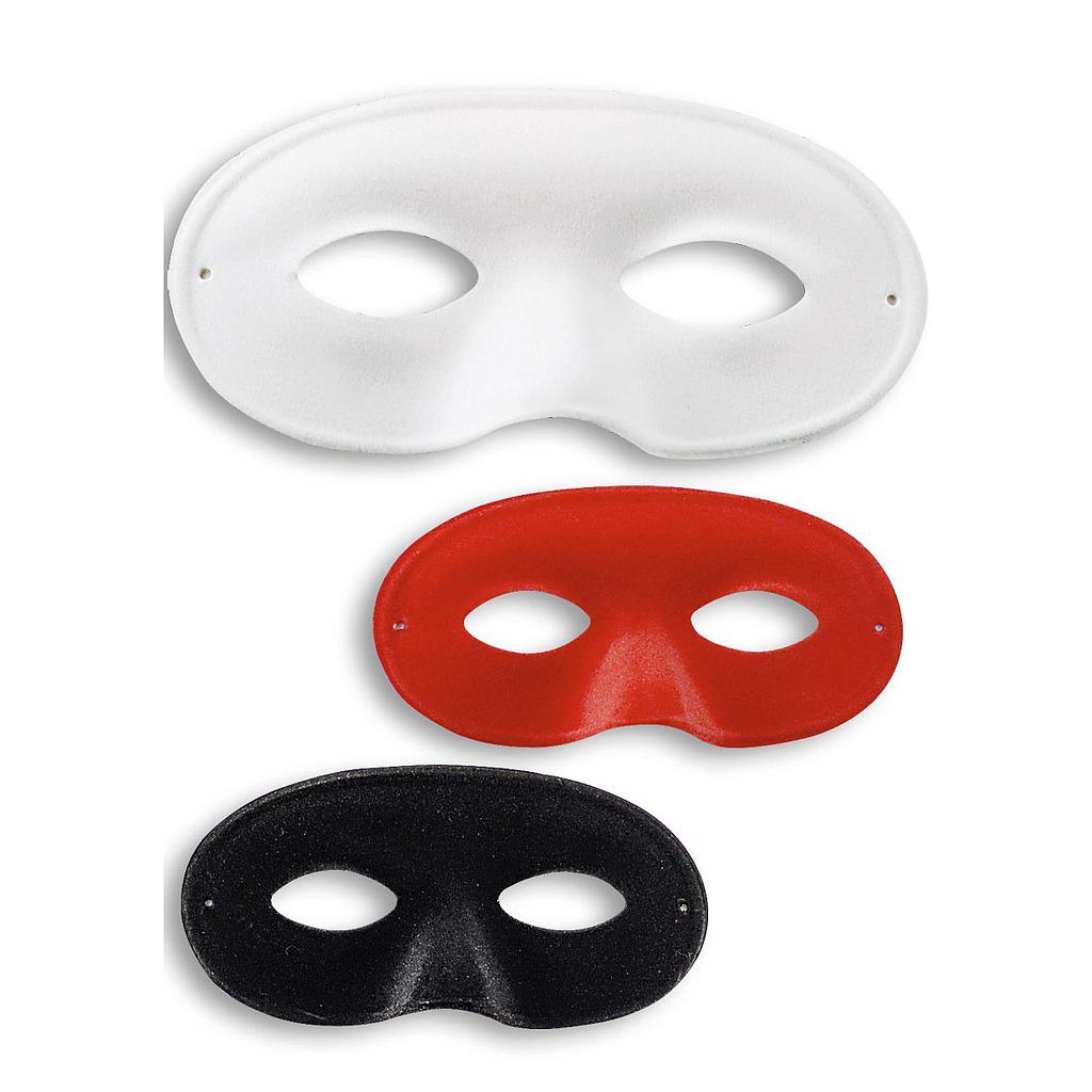 maschera domino scamosciato