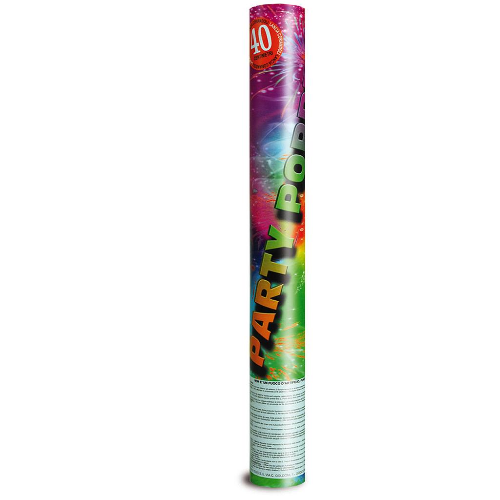 tubo sparacoriandoli e stelle filanti 40cm