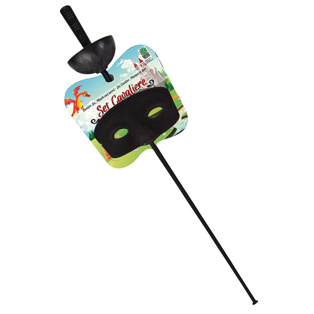 spada fioretto con maschera Zorro