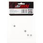 disco porta led in lega CNC 3mm argento