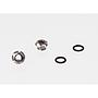 disco porta led in lega CNC 3mm argento