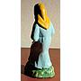 Lavandaia statuina in gesso 10cm