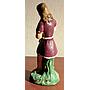 Suonatore flauto statuina in gesso 10cm