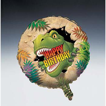 palloncino foil dinosauro happy birthday
