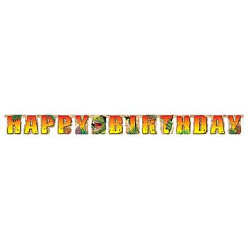 festone happy birthday dinosauri