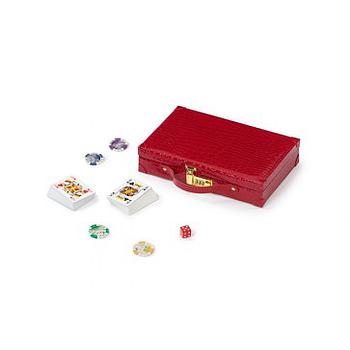 valigetta fiches rosso 200 pz 