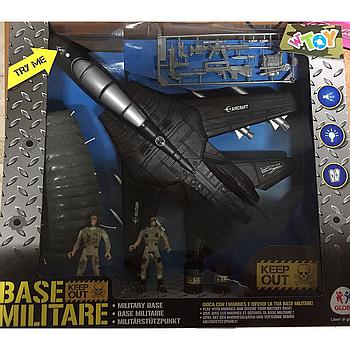 aereo militare con personaggi