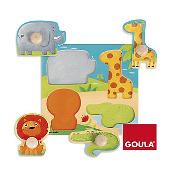 puzzle animali della giungla