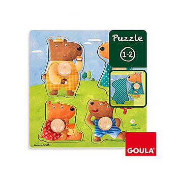 puzzle famiglia orsi