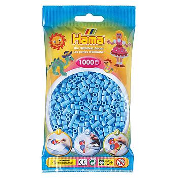 Perle Hama blu pastello 1000pz