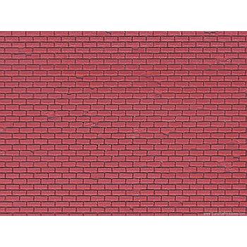 decoro mattoni HO foglio plastica 218x118mm