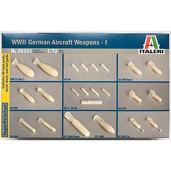 WWII german aircraft weapons  1:72