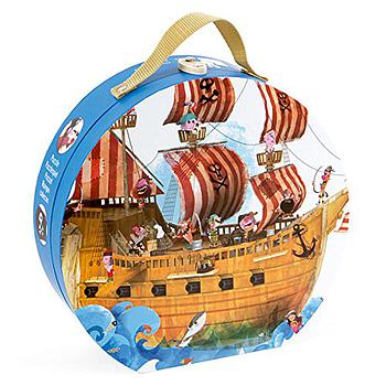 Puzzle da pavimento la nave pirata 39 pezzi