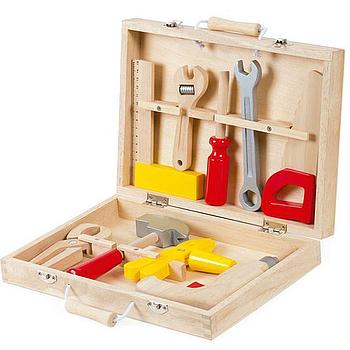 valigetta attrezzi in legno