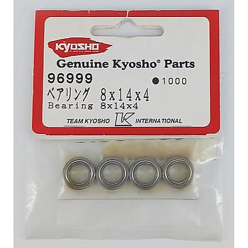 4 cuscinetti 8x14x4 mm Kyosho