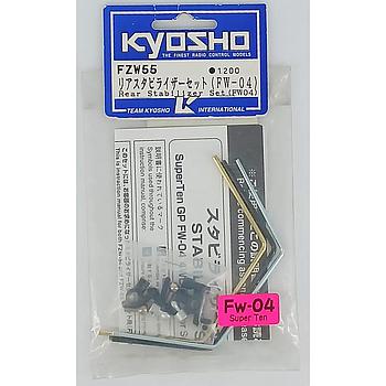 set barra stabilizzatrice posteriore per Super Ten Kyosho