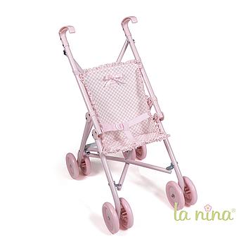 passeggino grande rosa