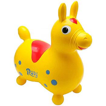 cavallo rody cavalcabile giallo