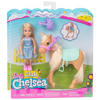 Barbie chelsea con pony