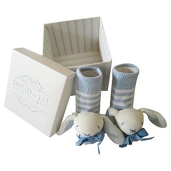 calze antiscivolo azzurro