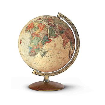 Mappamondo antico luminoso 30cm