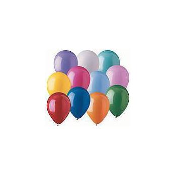 busta 100 palloncini 10"metallizzati