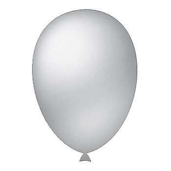 palloncino metallizzato argento 12"