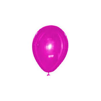 busta 100 palloncini fucsia 13"