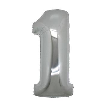 palloncino silver n.1 102cm mylar