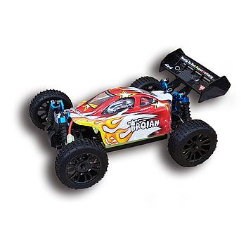 Trojan  Red buggy 1/16 auto rc
