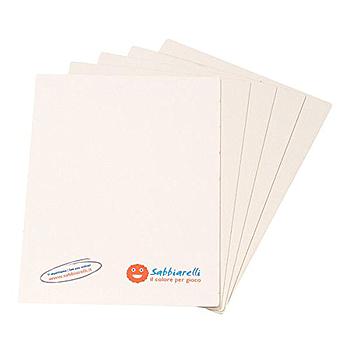 fogli bianchi adesivi 5pz 20x15cm