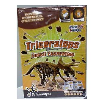 triceratopo da scavare