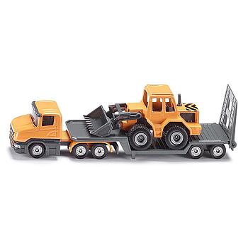 camion rimorchio e ruspa