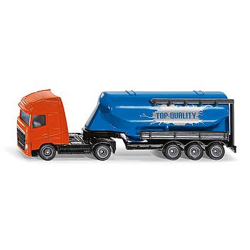 Camion con rimorchio con silos