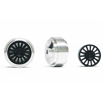 ruote alluminio 16,5x8 serraggio m2 argento 1,5gr