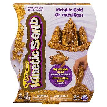 kinetic sand effetto metallico oro o argento