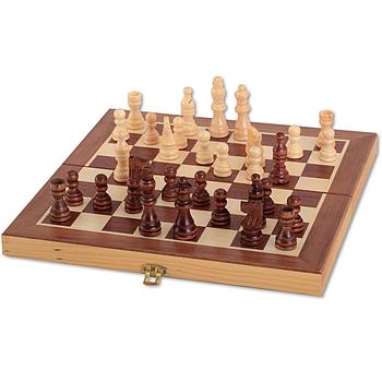 scacchiera pieghevole in legno 29x29