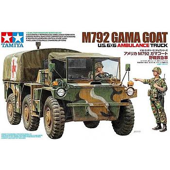m792 gama goat u.s. 6x6 ambulance truck scala 1/35
