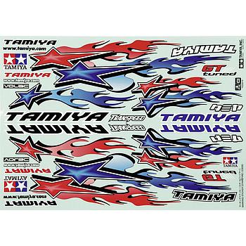 Marking sticker star e fire decals Tamiya