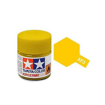 colore acrilico mini xf-3 flat yellow