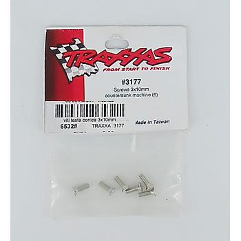 viti testa conica 3x10mm Traxxas