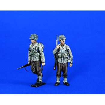 2 fucilieri usa wwII gm 1/35 verlinden