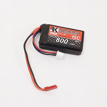 batteria lipo 7,4v 800mah 15c