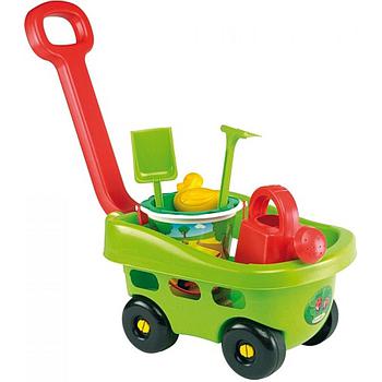 carretto giardiniere con accessori