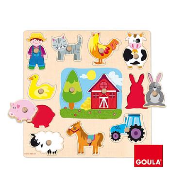 puzzle sagome fattoria