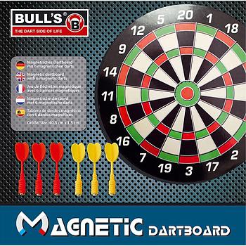 bersaglio magnetico con 6 dardi bull's